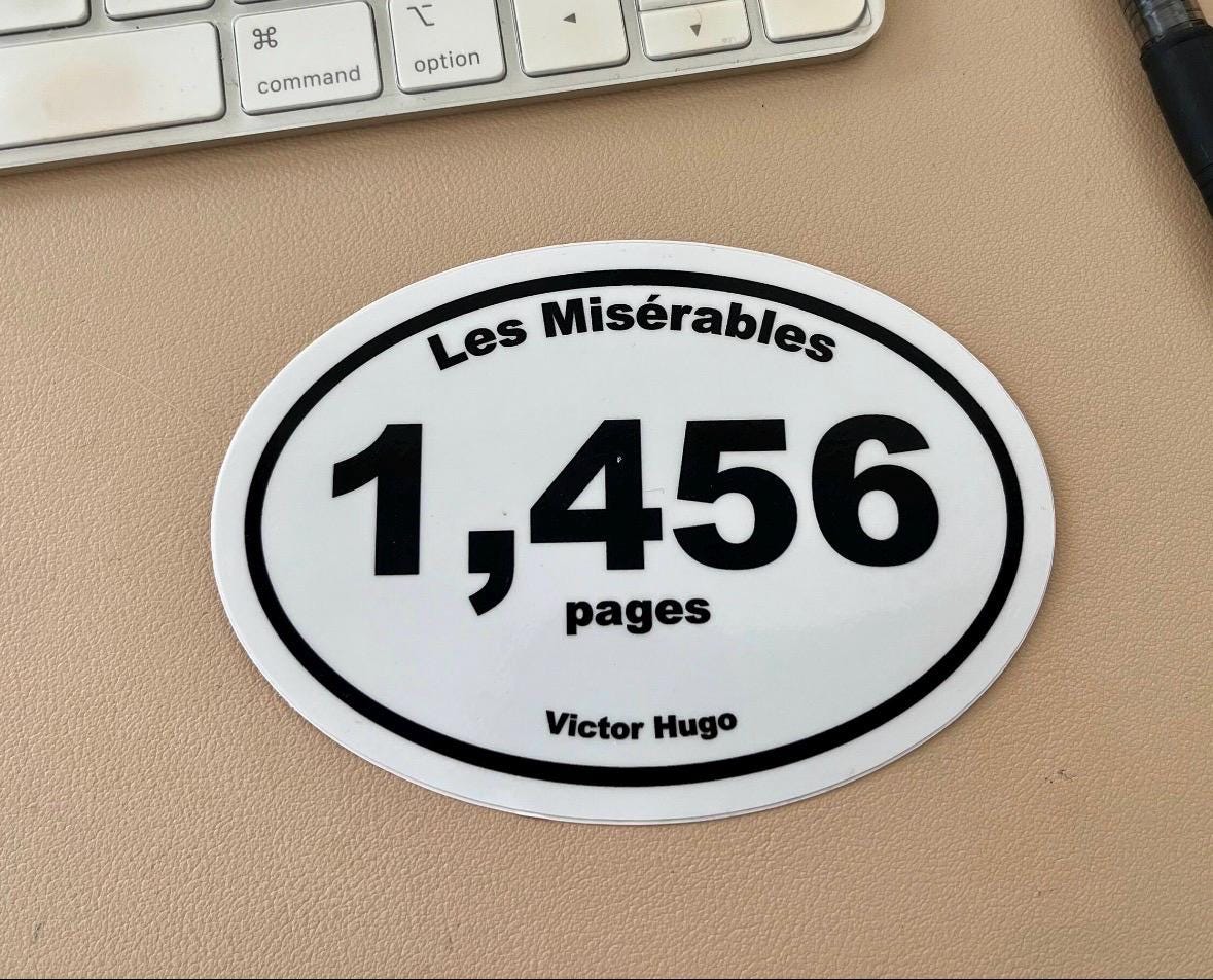 Choose Any 3 Book Marathon Stickers | Book Club Set